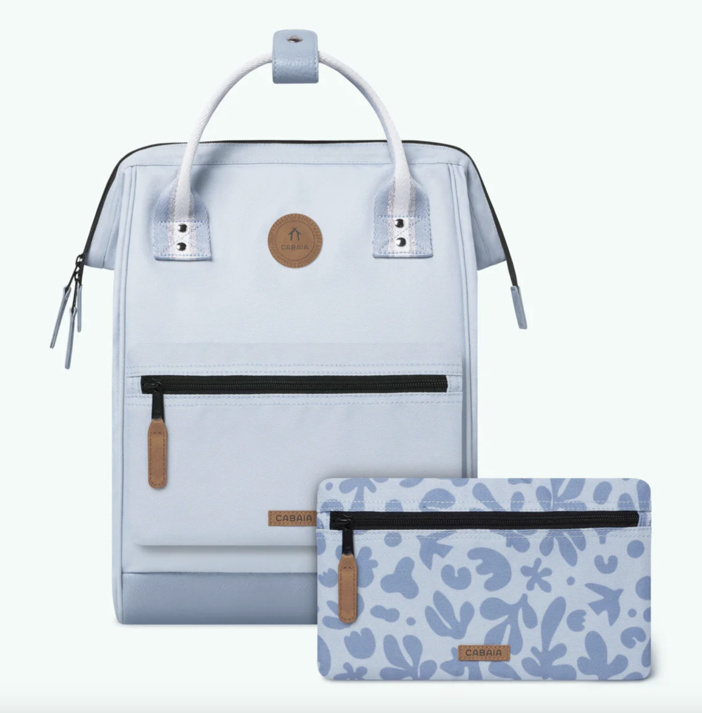 Cabaia Rucksack Paros Medium mit Laptop-Fach - Hellblau