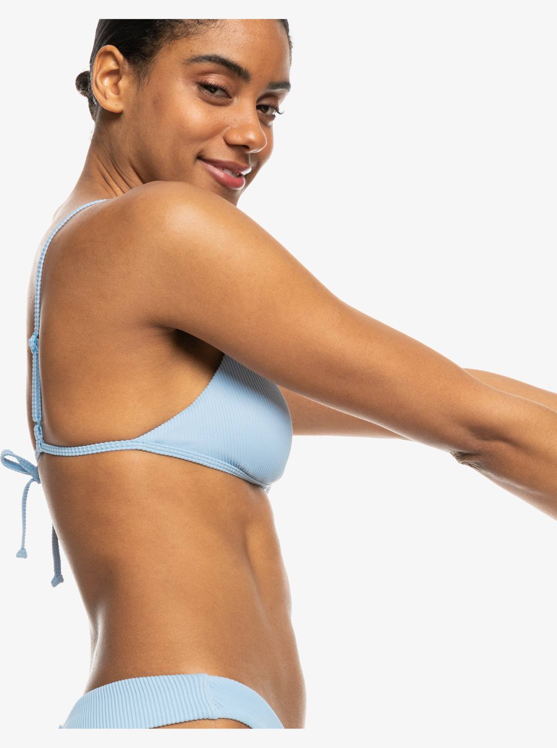Roxy The Goofy Bikini Oberteil Gerippt Oberteil in Hellblau