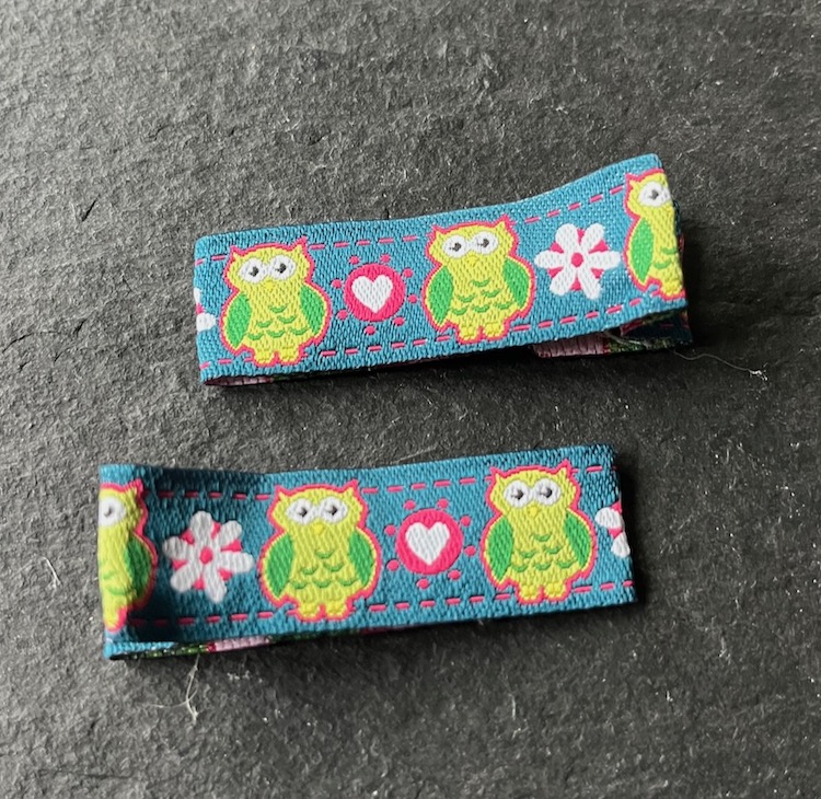 Wowzers Designer Clips - Eulen Blau - 1 Paar 