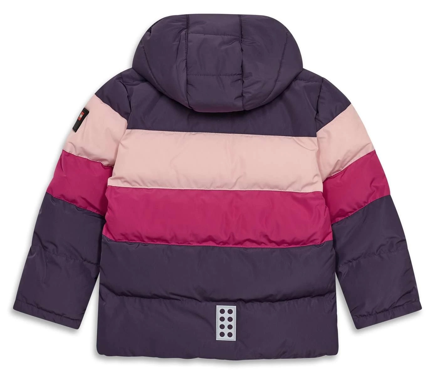 LEGO® Winterjacke/Skijacke – LWJESTED 709 mit Streifen - Dunkellila