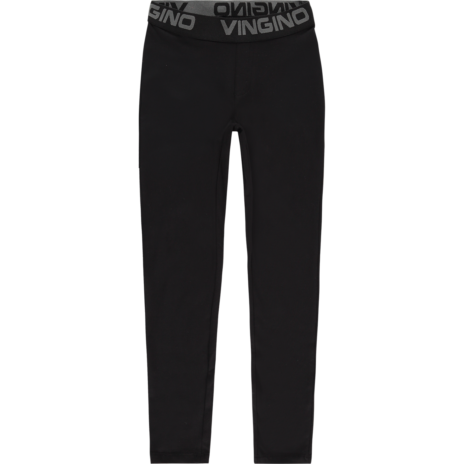 NOOSKGN40002_Long-Pants_Black_FRONTbFrxiIfSzRzNh Vingino Legging in Schwarz mit Logobund