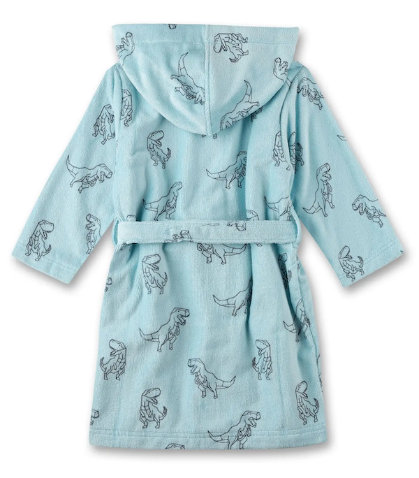Sanetta Bademantel in Mint - Dino allover