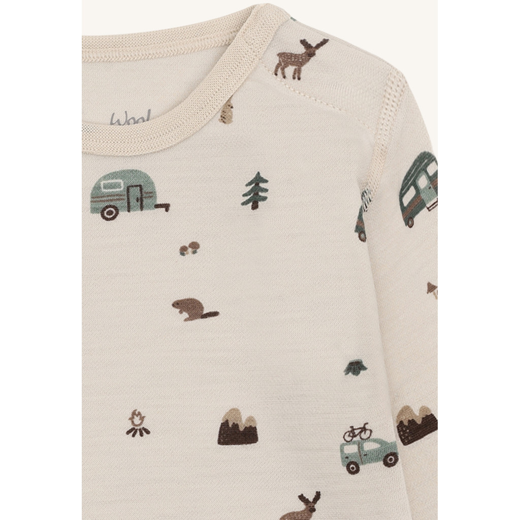 Hust & Claire Bo Wolle Body in French Oak Beige - Camping Hust & Claire Bo Wolle Body in French Oak Beige - Camping