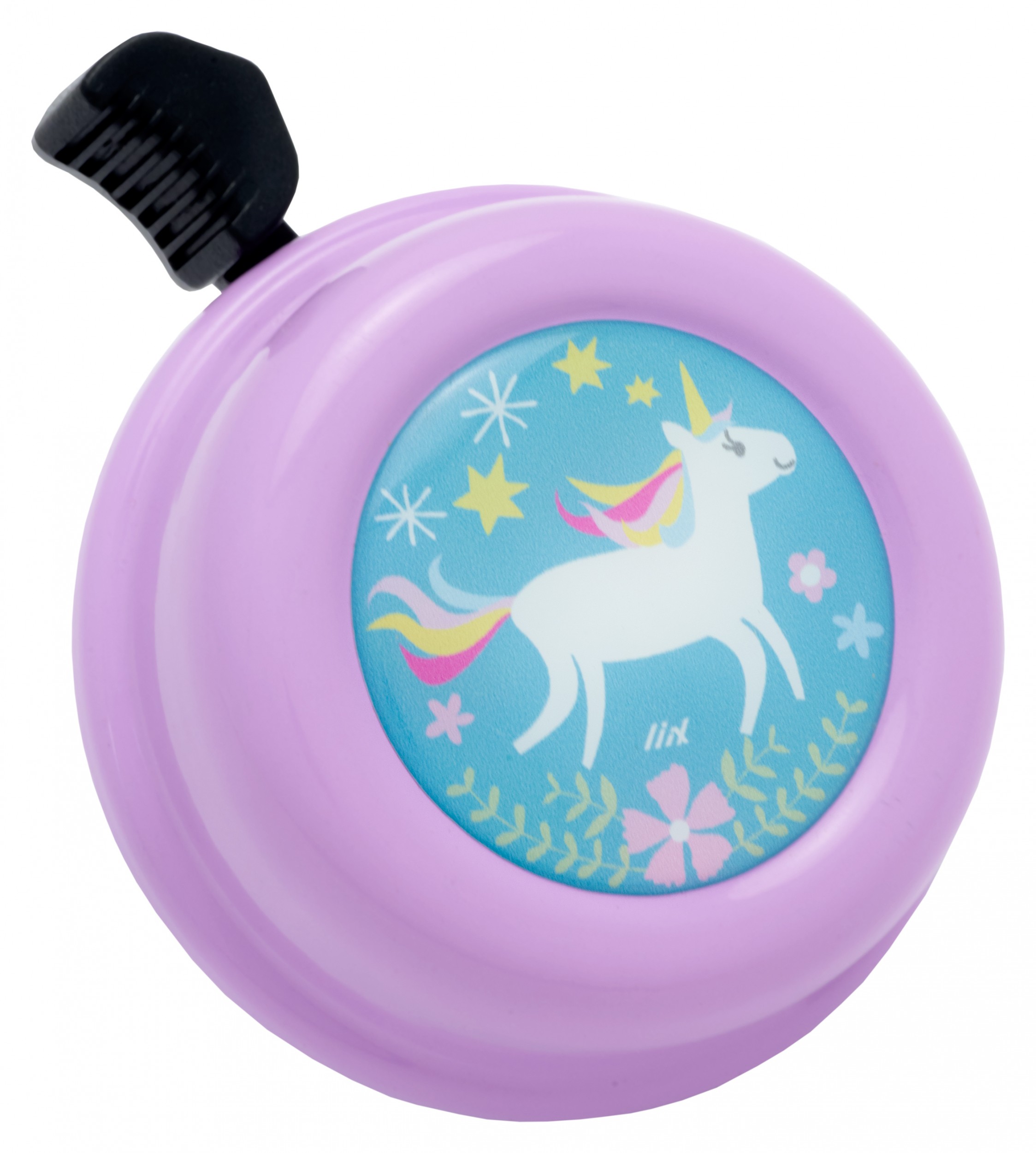Liix Colour Fahrradklingel Happy Unicorn - Flieder Einhorn
