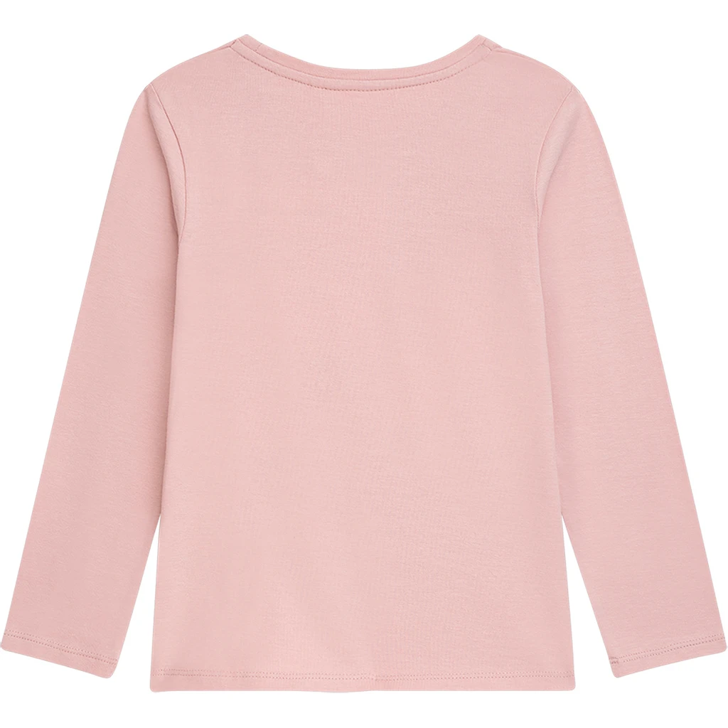 Danamade Dliese Girls Langarm Shirt in Puder Rosa - Schmetterling - SALE