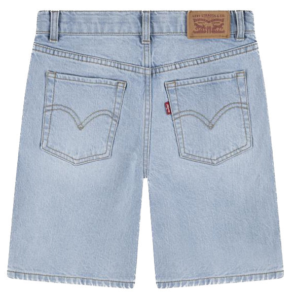 Levis Baggy Mädchen Jeans Short in Heat Wave Hellblau