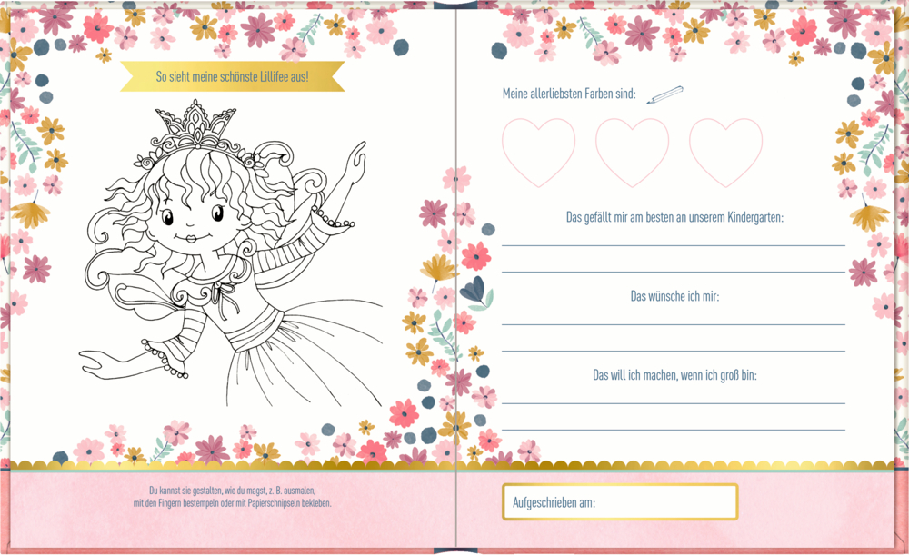 Spiegelburg Freundebuch: Meine Kindergartenfreunde Prinzessin Lillifee Spiegelburg Freundebuch: Meine Kindergartenfreunde Prinzessin Lillifee