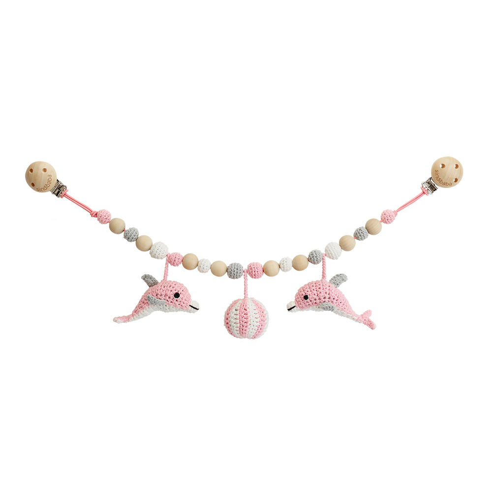Sindibaba Häkel Wagenkette Delfin rosa