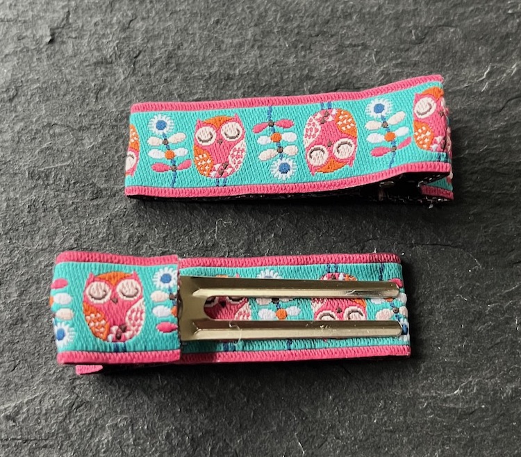 Wowzers Designer Clips - Pink Eulen - 1 Paar Wowzers Designer Clips - Pink Eulen - 1 Paar