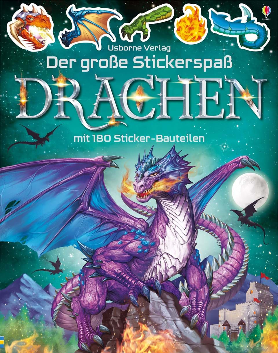 Usborne Der Große Stickerspaß - Drachen