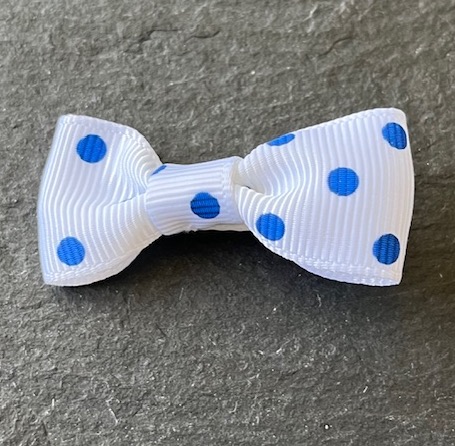 Wowzers Polka Dots Schleifen Clip - Blau Gepunktet- 1 Stück Wowzers Polka Dots Schleifen Clip - Blau Gepunktet- 1 Stück
