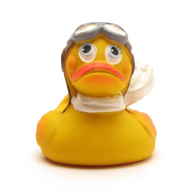 Lanco Duck - Naturkautschuk Badeente Gummiente - Pilot Lanco Duck - Naturkautschuk Badeente Gummiente - Pilot