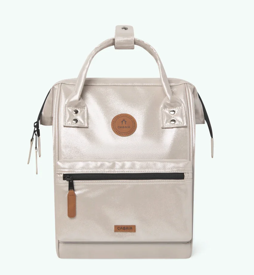Cabaia Rucksack HONOLULU Small mit Laptop-Fach - Irisierend Gold Glam