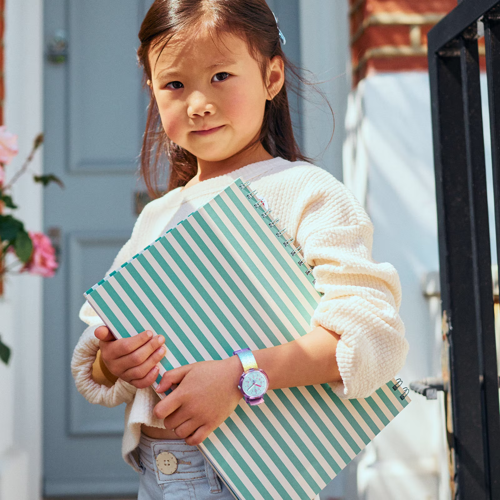 Flik Flak Uhr Kinderuhr - SHINE IN RAINBOW - Regenbogen Glitzer