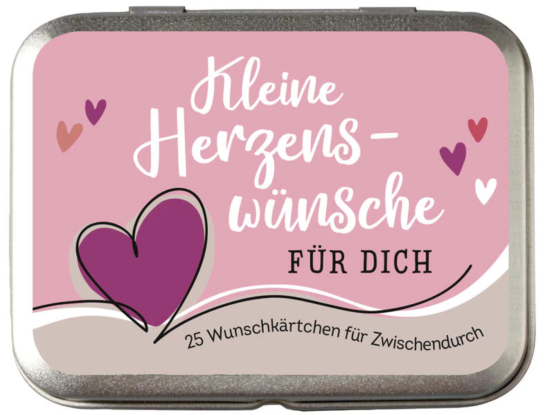 Kleine Herzenswünsche für Dich - 25 Wunschkärtchen für Zwischendurch Kleine Herzenswünsche für Dich - 25 Wunschkärtchen für Zwischendurch