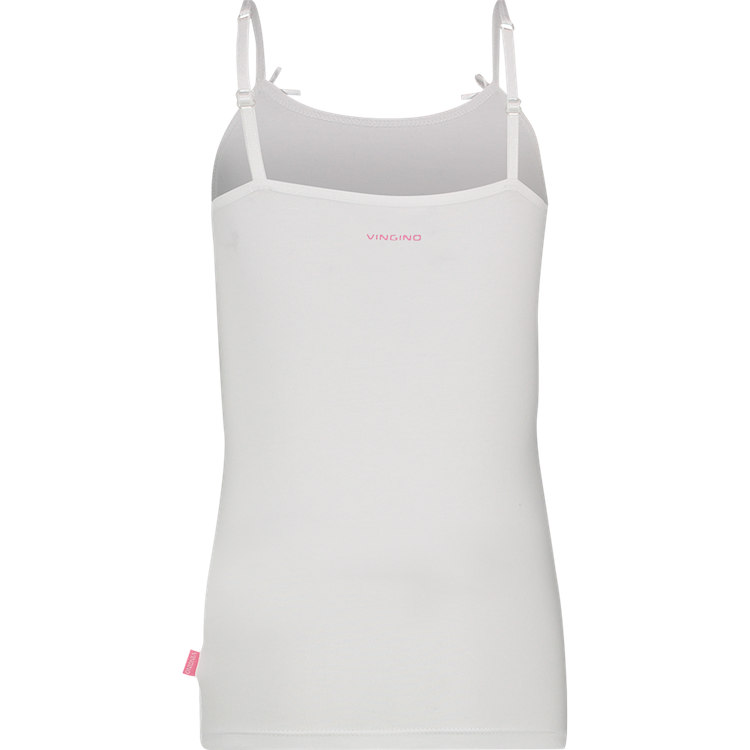 NOOSKGN72203_Singlet-Girls_Real-White_BACK Vingino Girls Singlet Unterhemd Top weiß