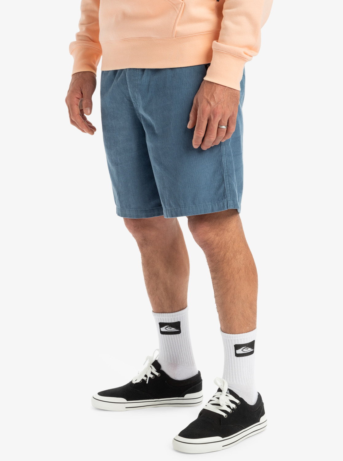 Quiksilver Taxer Cord - Kordshorts für Männer in Coronet Blue - Rauchblau Quiksilver Taxer Cord - Kordshorts für Männer in Coronet Blue - Rauchblau