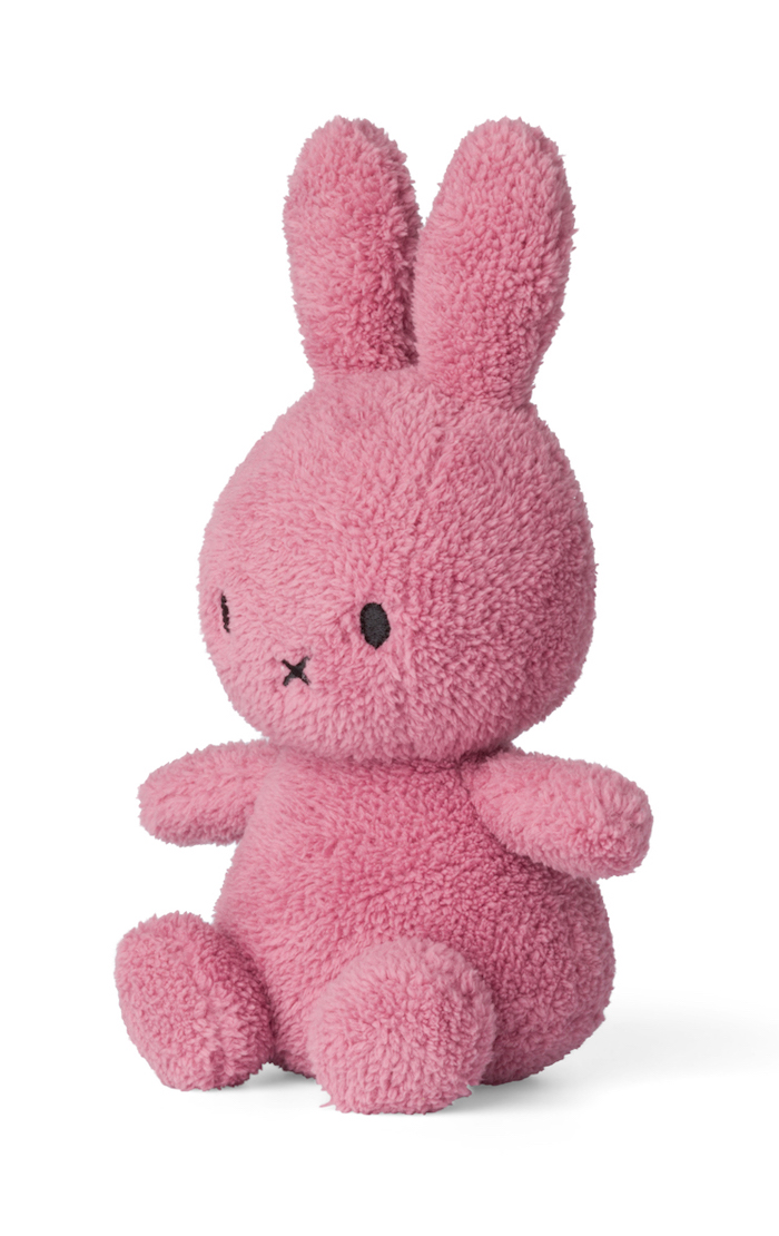 Bon Bon Toys Miffy Sitting Terry Pink - Frottee Himbeer Pink