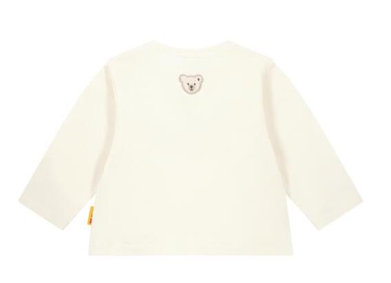 Steiff Baby Langarm T-Shirt in Creme - Bambi Reh und Igel - SALE Steiff Baby Langarm T-Shirt in Creme - Bambi Reh und Igel - SALE