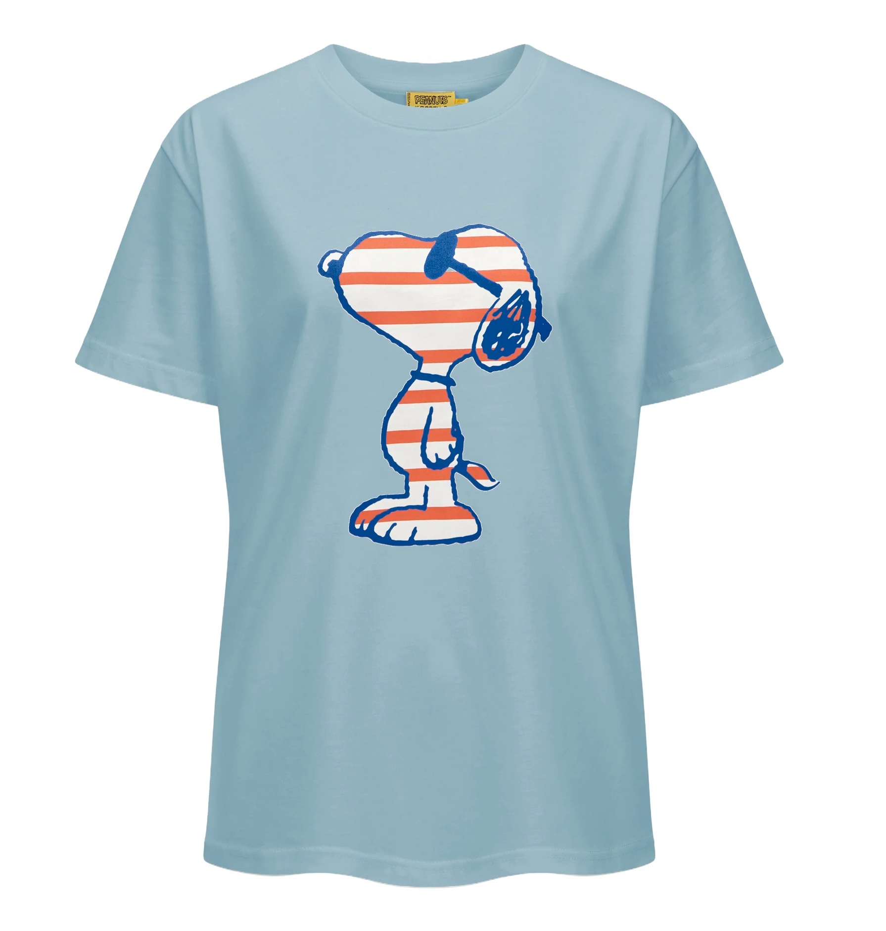 Codello Peanuts Kurzarm T-Shirt in Blau - Snoopy Stripes Codello Peanuts Kurzarm T-Shirt in Blau - Snoopy Stripes
