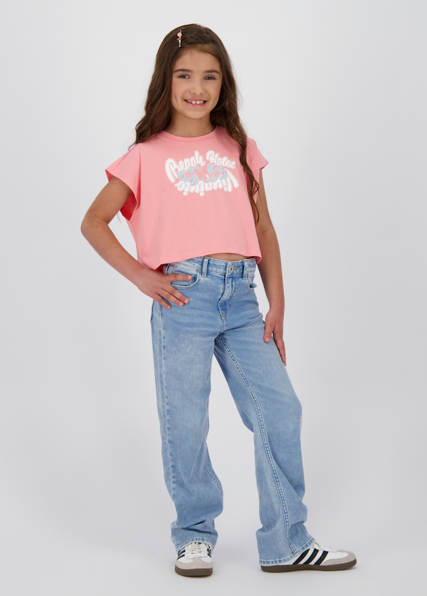 Vingino Jeans Carly - Wide Leg in Light Indigo