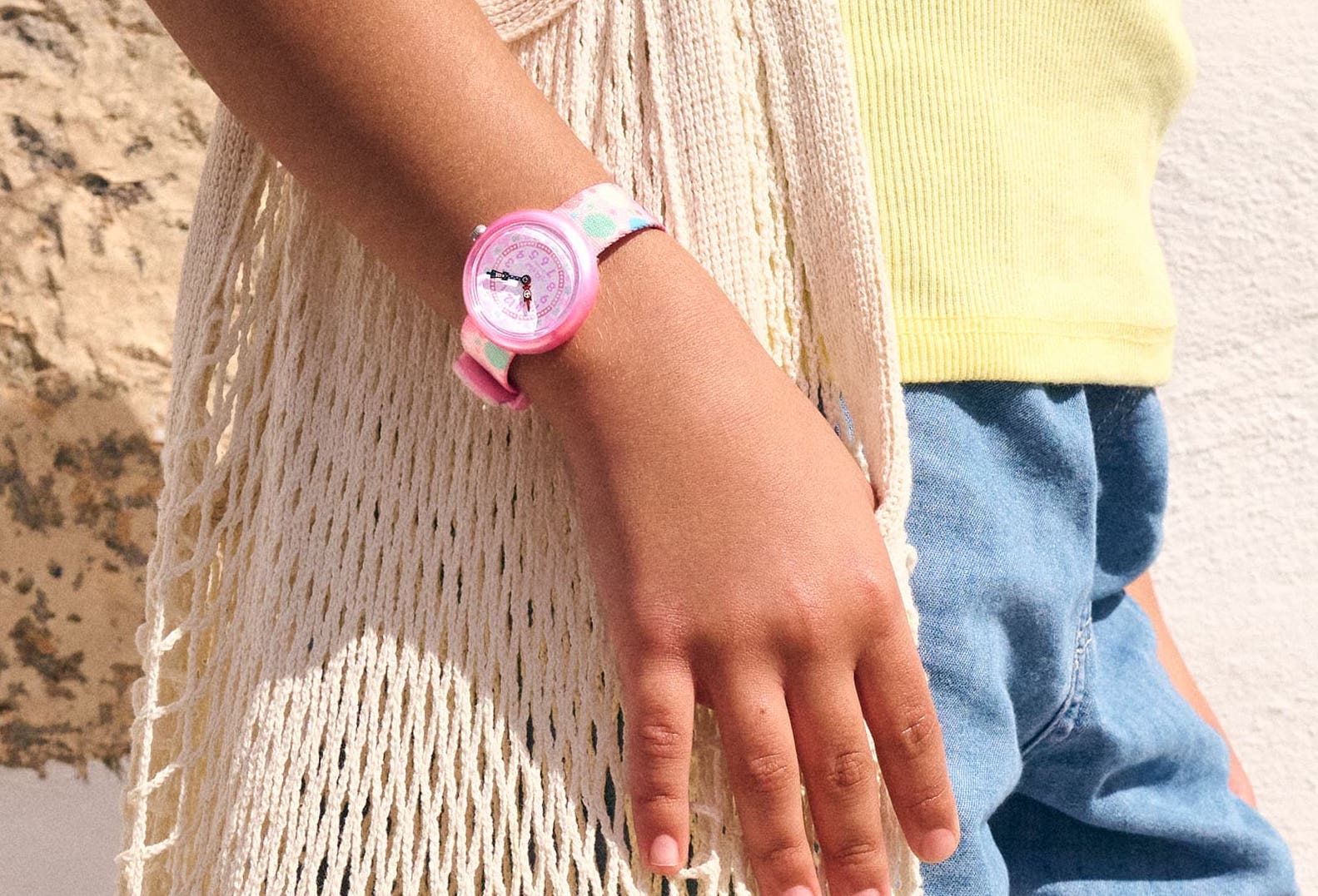Flik Flak Kinderuhr in Rosa - Flying Bubbles Flik Flak Kinderuhr in Rosa - Flying Bubbles