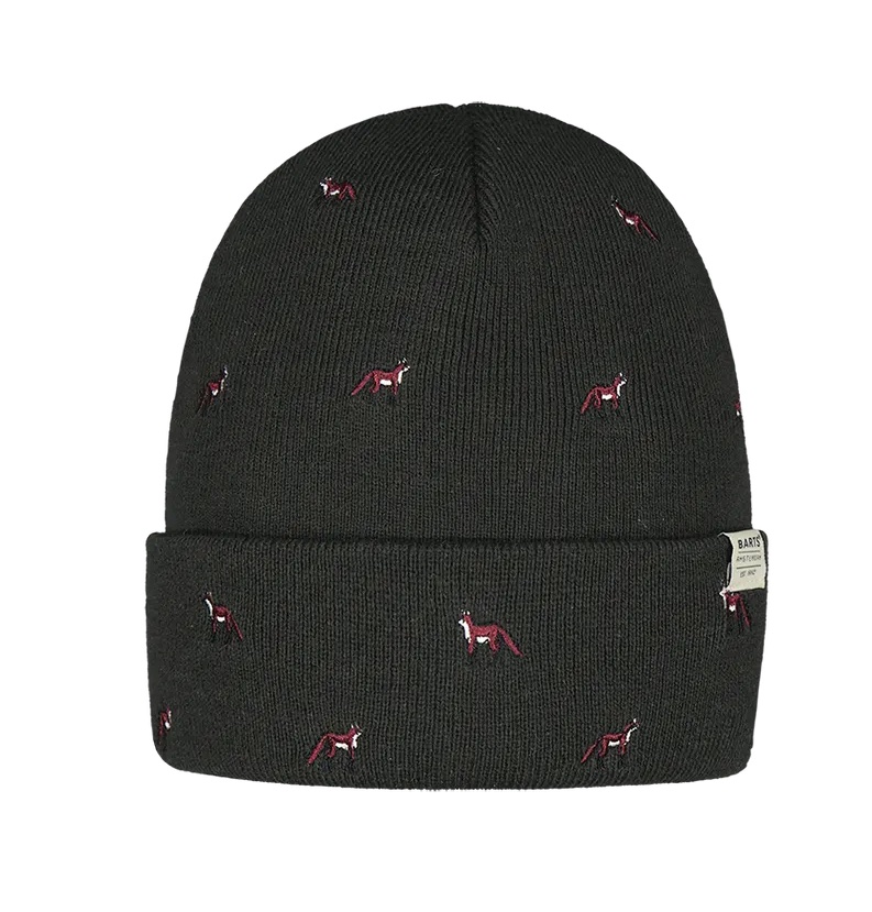 Barts Vinson Herren Beanie Mütze in Army Grün - Fuchs 