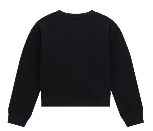 Guess Sweatshirt mit Strass in Schwarz - SALE