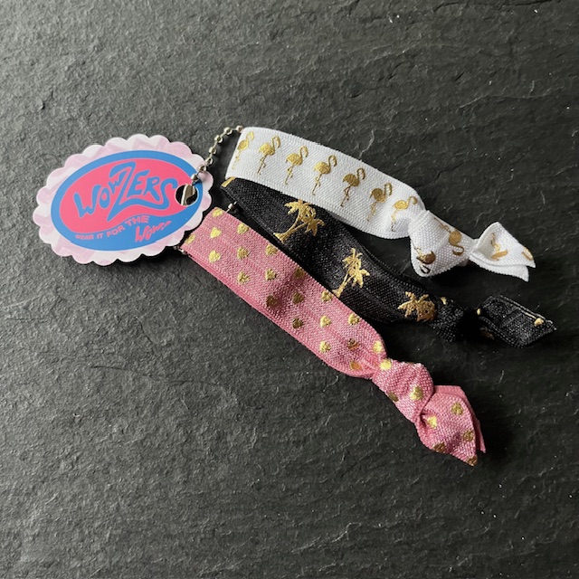 Wowzers Hair Ties Set von 3 Armbänder / Haargummis - Flamingos, Palmen & Herzen Wowzers Hair Ties Set von 3 Armbänder / Haargummis - Flamingos, Palmen & Herzen