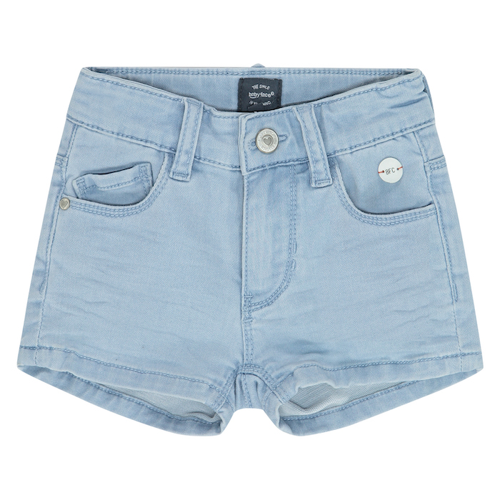 BBE21208242_light-blue_1 Babyface Mädchen Jog Jeans Short in Hellblau