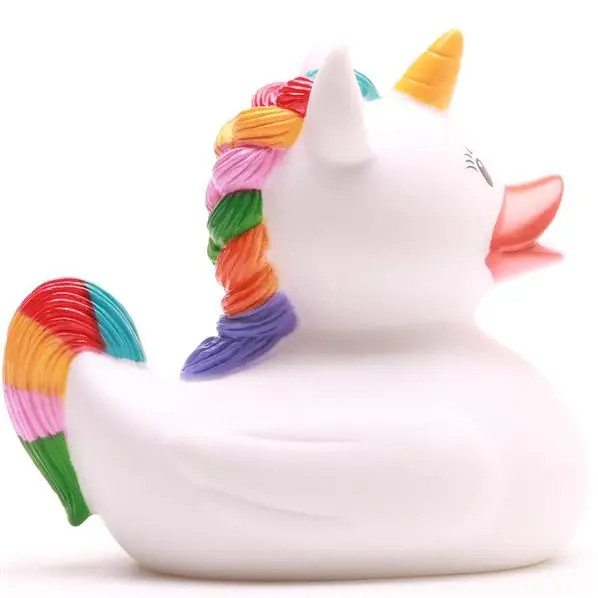 Lanco Duck - Quietscheente - weiss - Einhorn