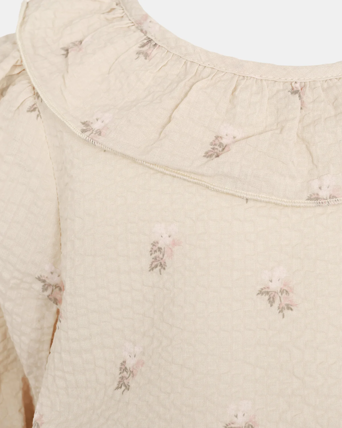 Petit by Sofie Schnoor Blusenshirt in Creme - Rosane Allover Blumen