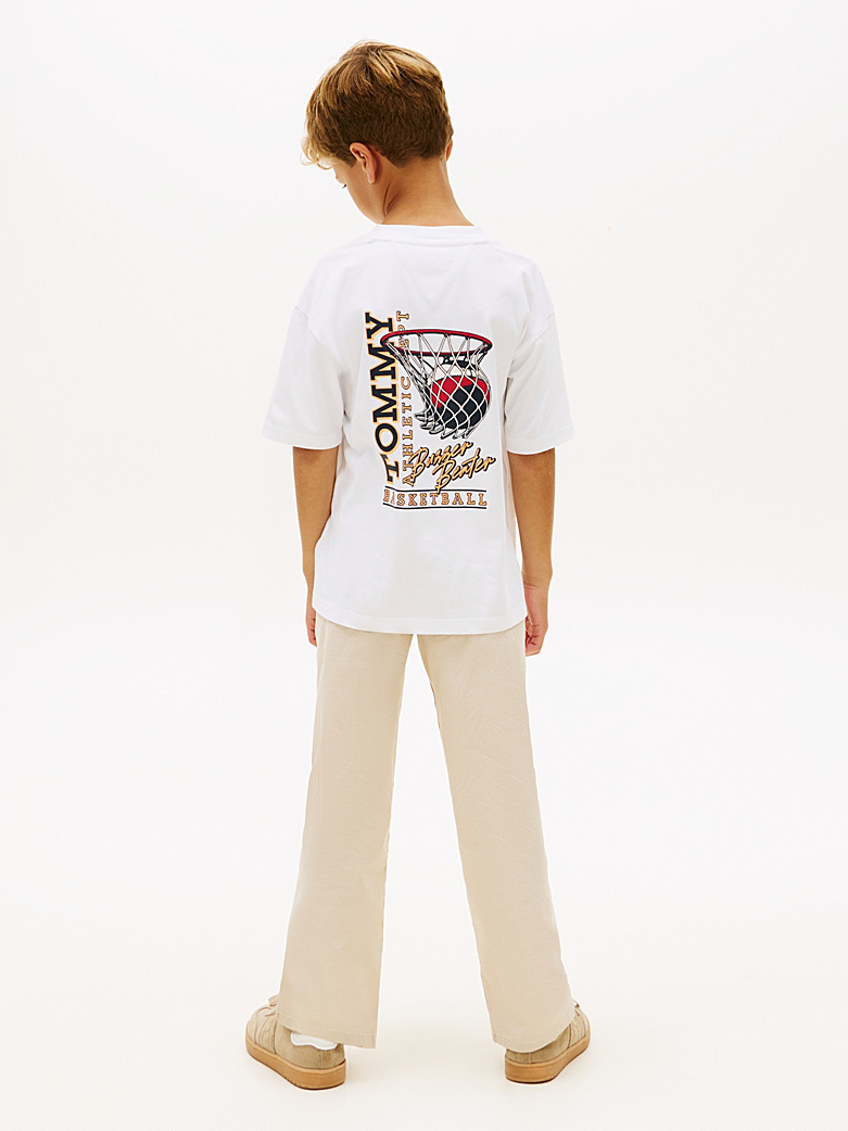 Tommy Hilfiger Jungs T-Shirt in weiß - Basketball Tommy Hilfiger Jungs T-Shirt in weiß - Basketball