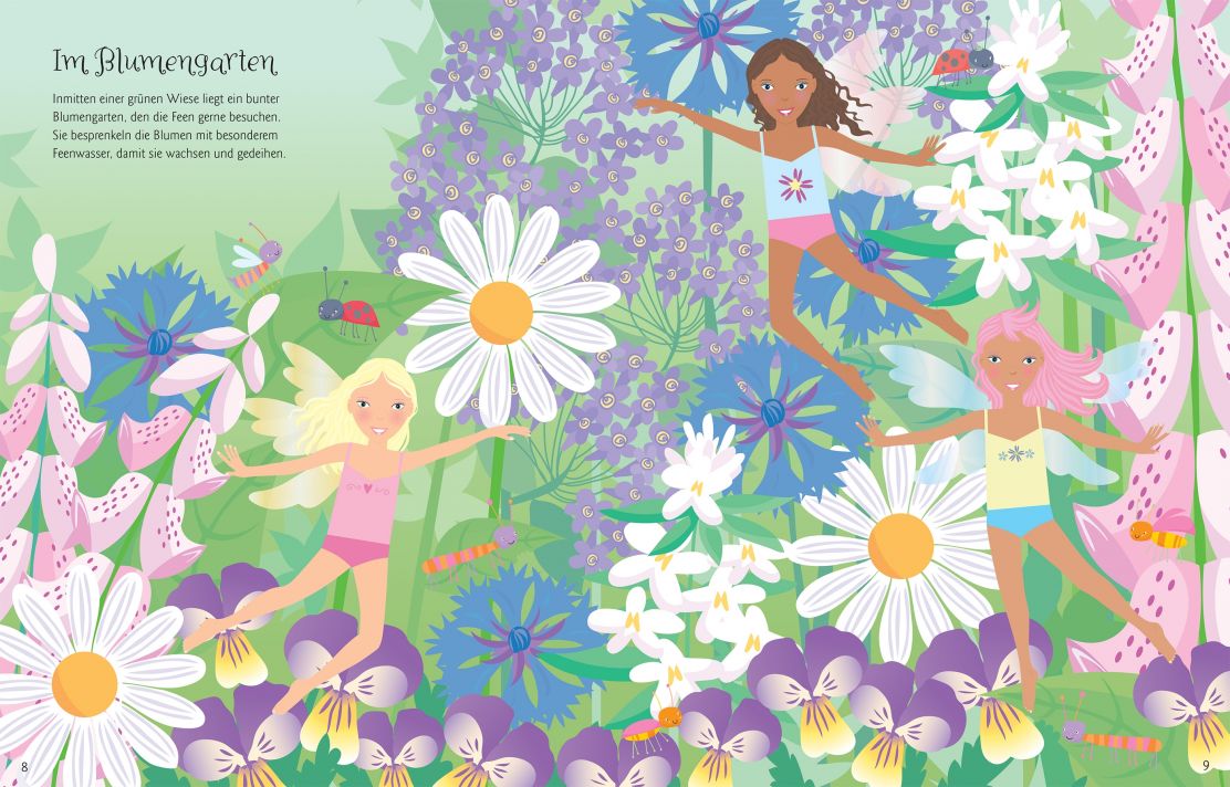 Usborne Mein Anziehpuppen - Stickerbuch Feen Usborne Mein Anziehpuppen - Stickerbuch Feen