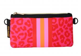 Moo' Ilo Socken mit Neopren Kosmetik Tasche - Pink Leo - SALE Moo' Ilo Socken mit Neopren Kosmetik Tasche - Pink Leo - SALE