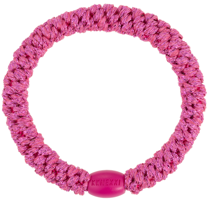 Kknekki Haargummi/Armband Hot Pink Glitzer - Strong Pink Glitter Kknekki Haargummi/Armband Hot Pink Glitzer - Strong Pink Glitter