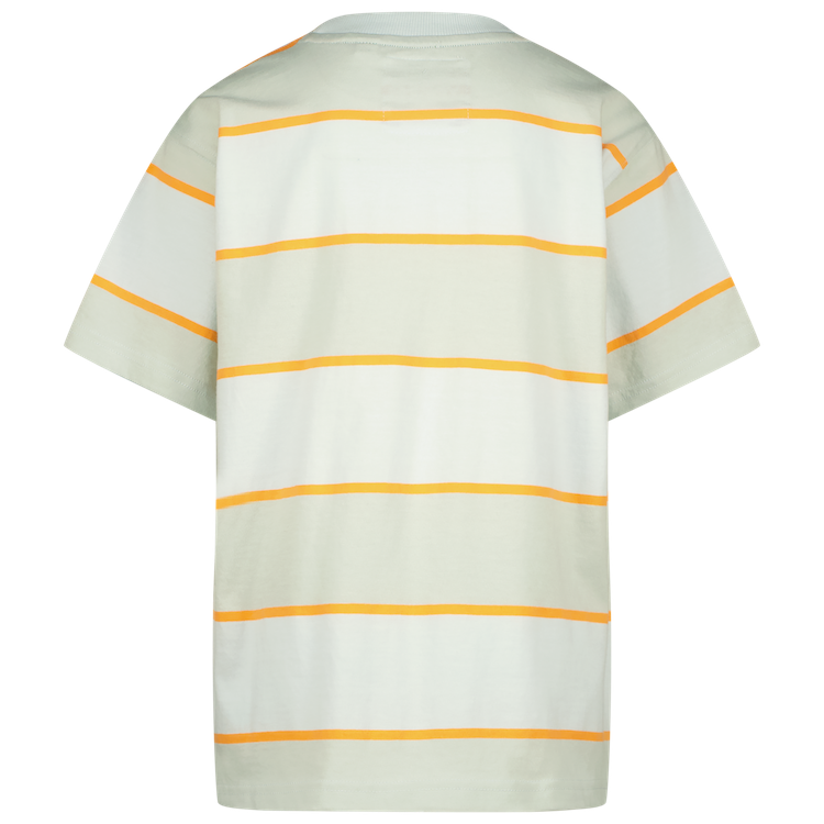 HS24KBN30003_Hipe_Maya-Blue_BACK Vingino Hipe T-Shirt Grün mit Orange Streifen