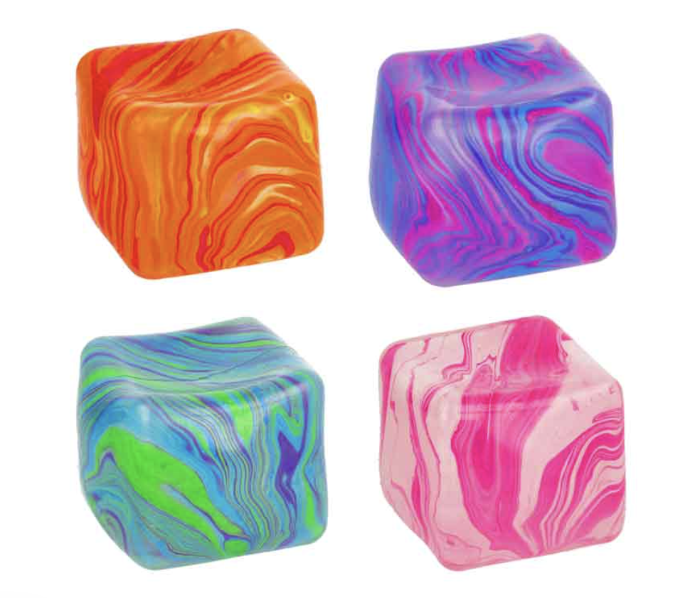 Schönes Schenken Anti-Stress Quetsch Würfel Marmoriert - Wählen Sie Ihre Farbe Schönes Schenken Anti-Stress Quetsch Würfel Marmoriert - Wählen Sie Ihre Farbe