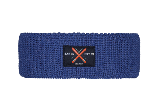Barts Byram Rippstrick Stirnband in Royal Blau