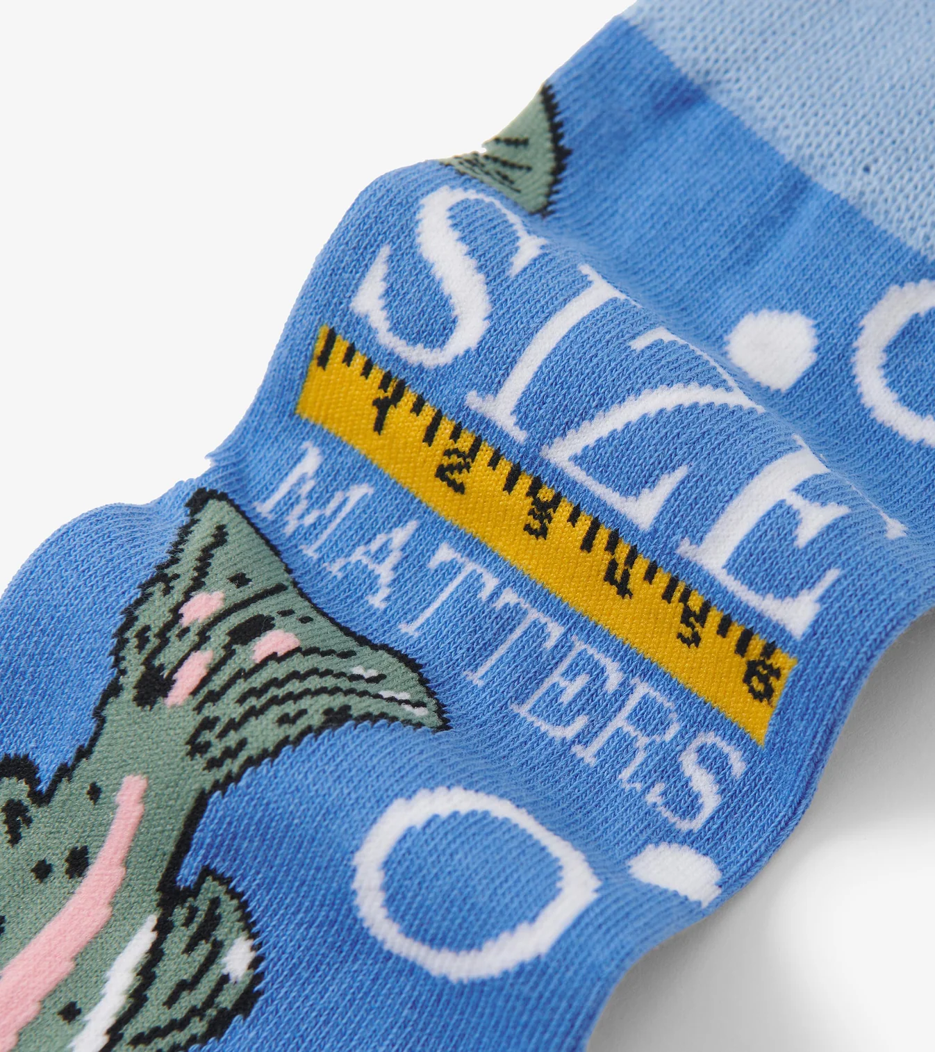 Little Blue House Herrensocken in Blau - Size Matters - Fisch Little Blue House Herrensocken in Blau - Size Matters - Fisch