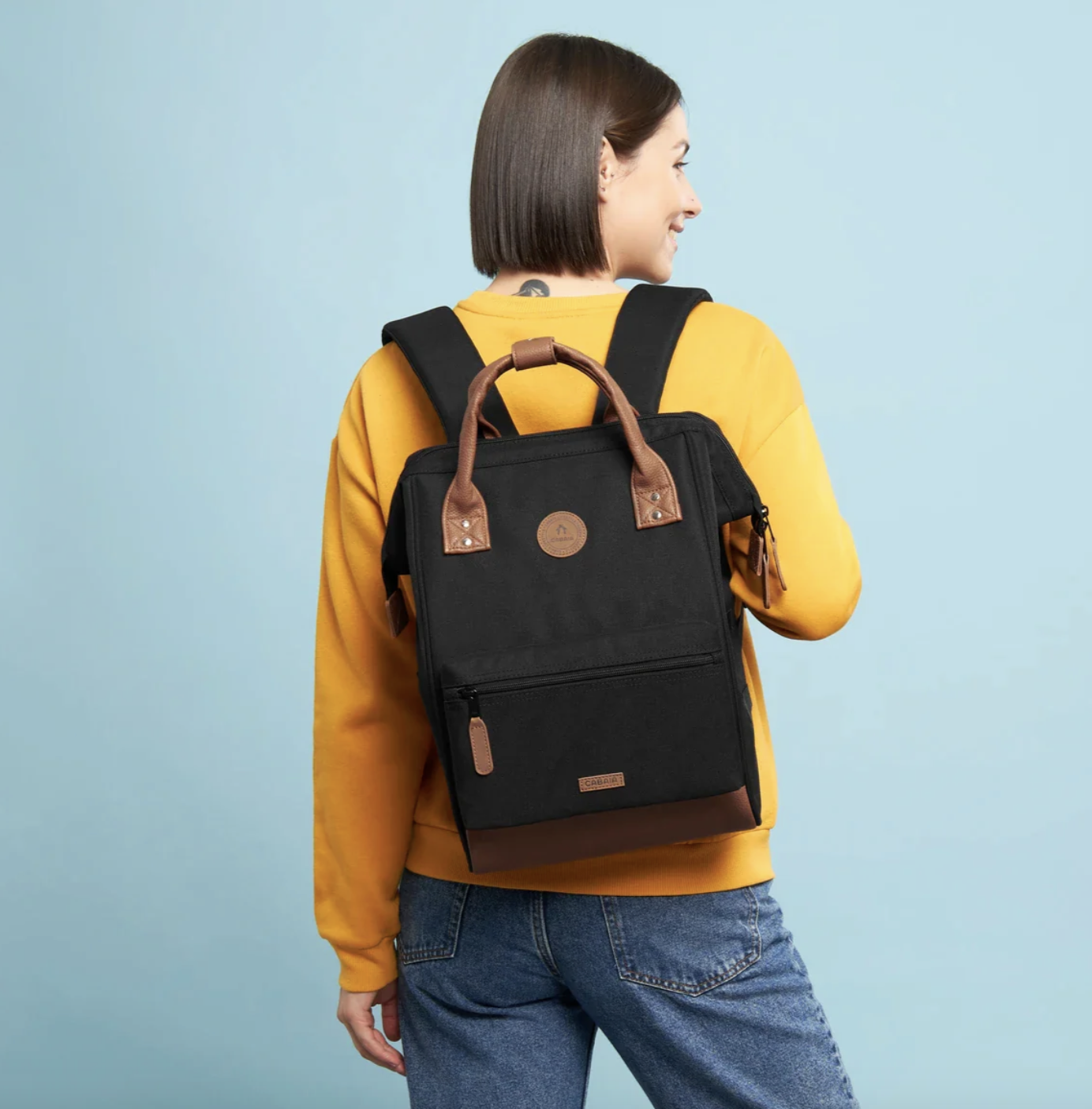 Cabaia Rucksack COLOGNE Medium mit Laptop-Fach in Schwarz Cabaia Rucksack COLOGNE Medium mit Laptop-Fach in Schwarz