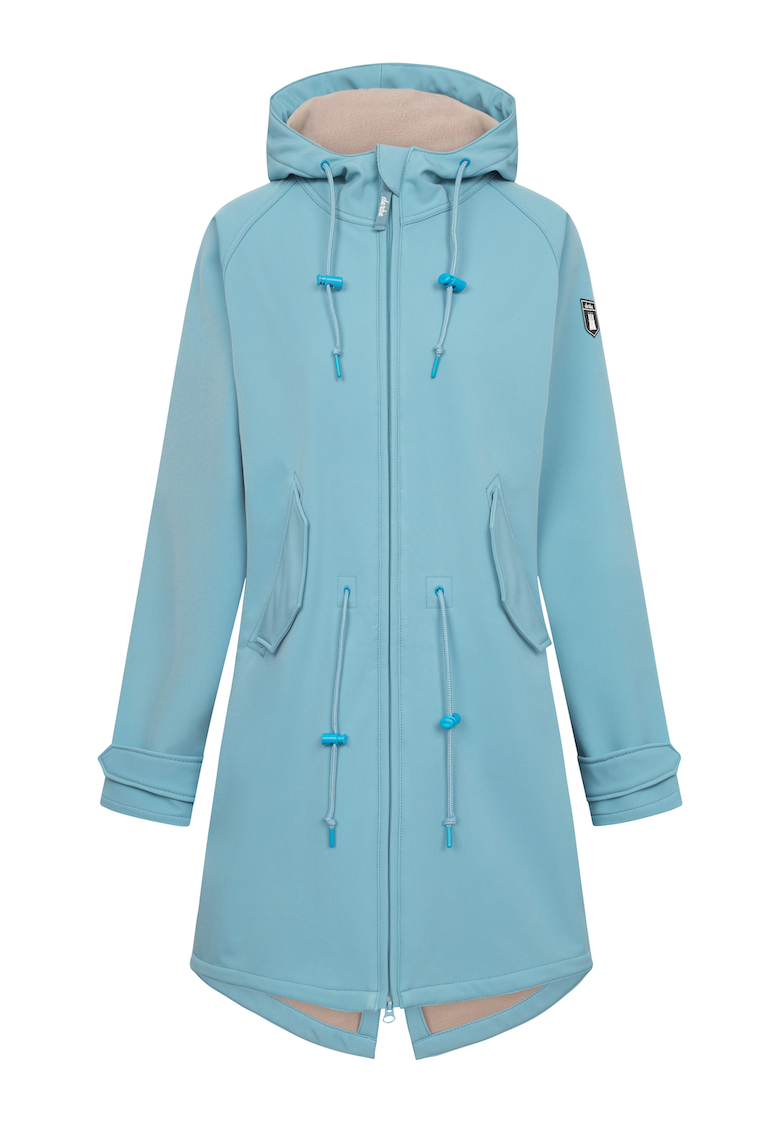 Derbe Island Friese Damen Softshelljacke in Hellblau Derbe Island Friese Damen Softshelljacke in Hellblau