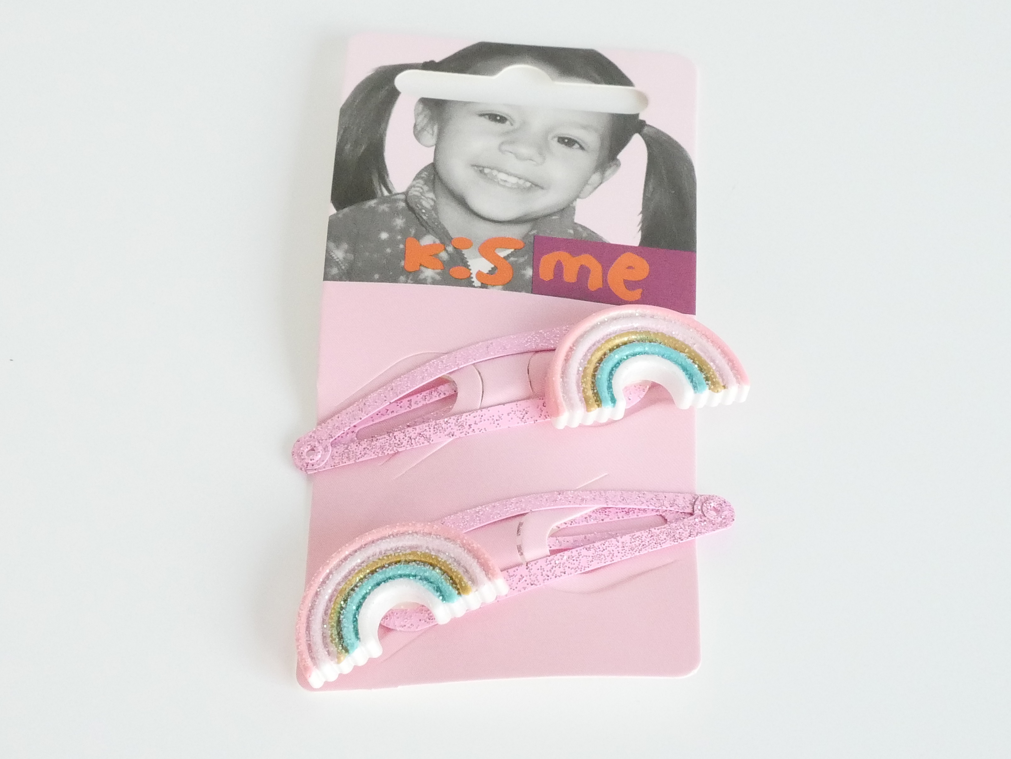 2Qdw2bNJMhrZc2C KisMe Haarspangen Set - Regenbogen
