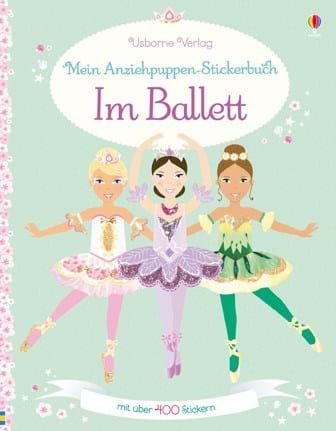 Usborne Mein Anziehpuppen-Stickerbuch im Ballett