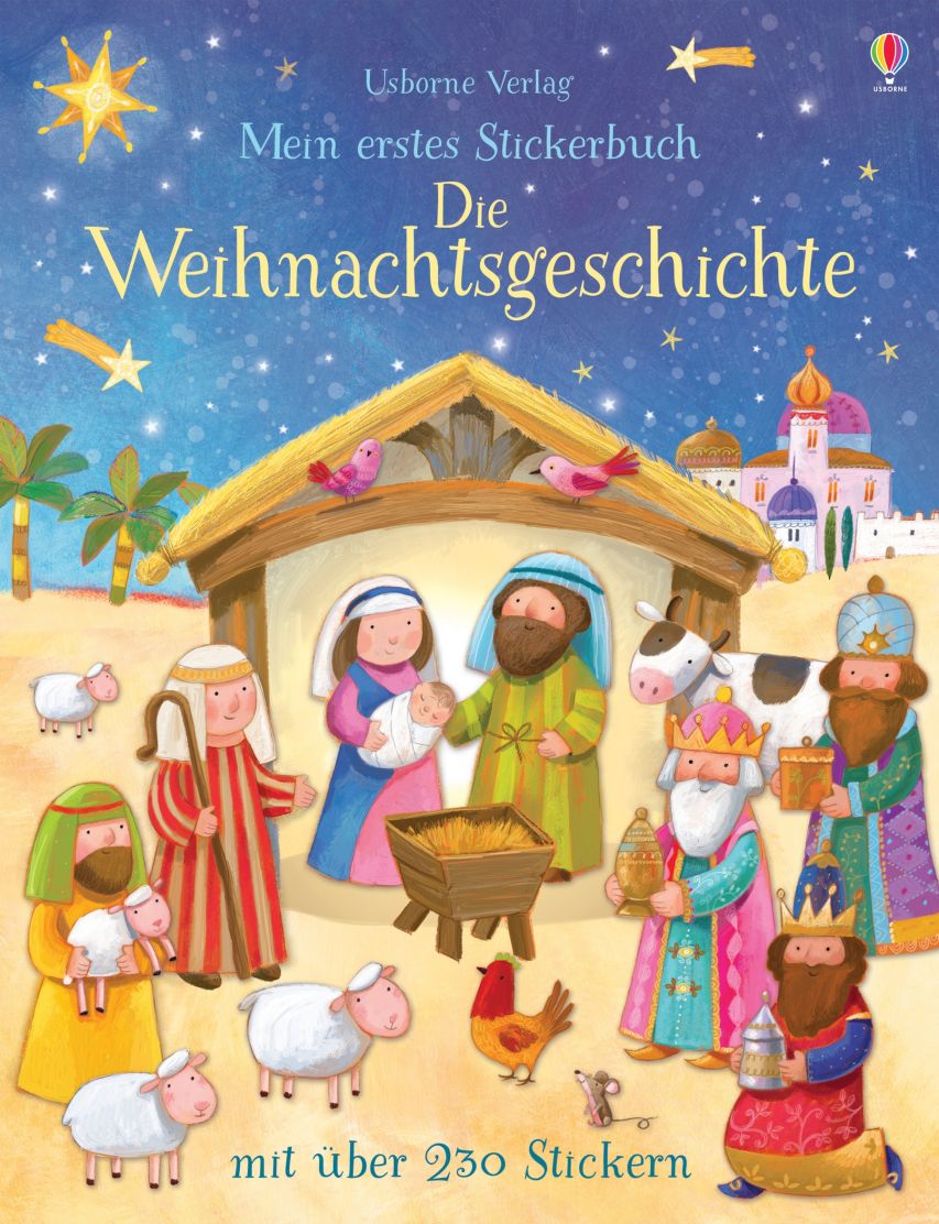 Usborne Mein erstes Stickerbuch - Die Weihnachtsgeschichte