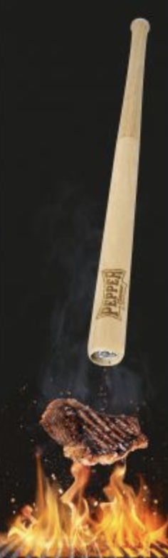 Profino - Baseball Bat Pfeffermühle inkl. Wandhalterung - 71cm