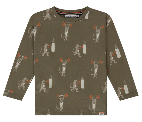 Babyface Stains & Stories Langarm Shirt - Tiger Boxer - SALE