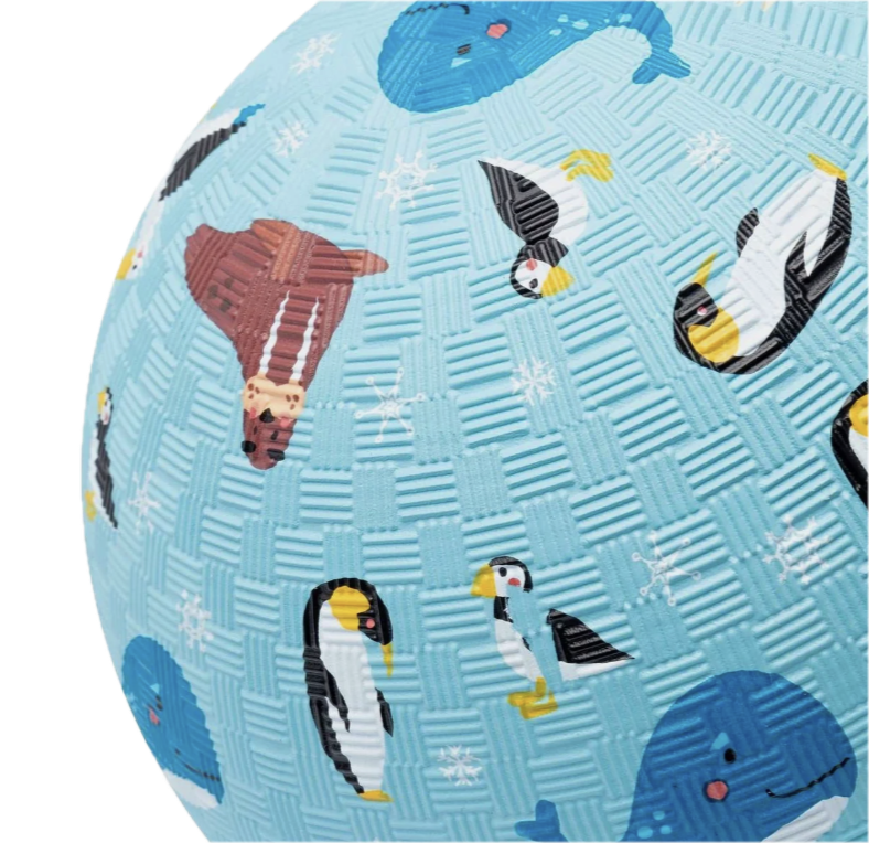 CoolKidz Spielzeug Ball 18 cm - Gummiball - Artic