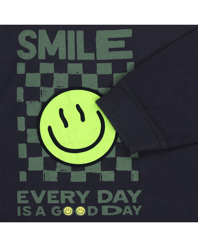 Tumble 'n Dry TND Leicester Langarm Shirt in Schwarz - Neon Smile