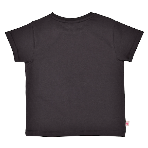 Bondi Kurzarm T-Shirt in Grau mit Neon Blumen - Hippie Soul Bondi Kurzarm T-Shirt in Grau mit Neon Blumen - Hippie Soul